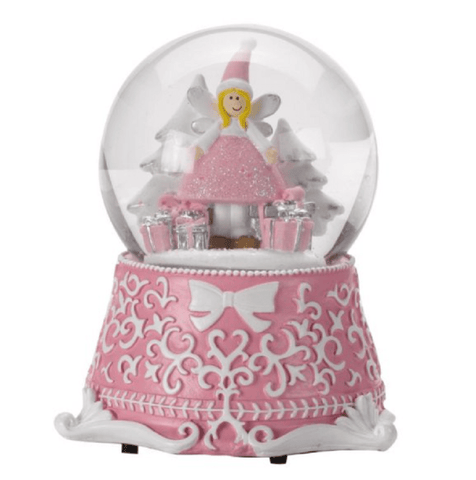 Three Kings Christmas Decor Three Kings Festive Musical Fairy SnowSphere 10cm