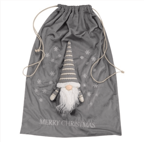 Three Kings Christmas Decor Three Kings Gonkert Gift Sack Grey