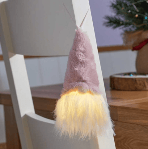 Three Kings Christmas Lit Decor Three Kings Hangin' Glo-Kert Pink