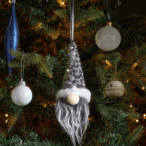 Three Kings Christmas Decor Three Kings Hangin' Gonklet Grey
