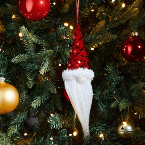 Three Kings Christmas Decor Three Kings Hangin' Gonklet Red