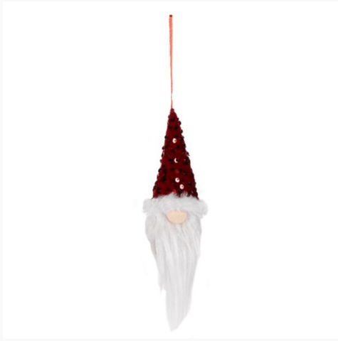 Three Kings Christmas Decor Three Kings Hangin' Gonklet Red
