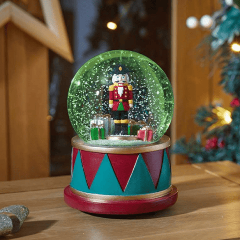 Three Kings Christmas Decor Three Kings Musical Nutcracker SnowSphere 10cm