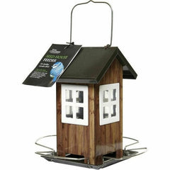 Tom Chambers Seed Feeders Tom Chambers Outdoors Hanging Bird Seed House With Easy Fill, Brown