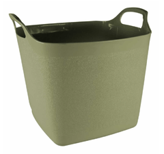 Barrus Storage Bins Town & Country Square Plastic Flexi-Tub Green 15L