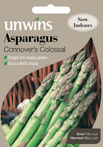 Unwins Vegetable Seeds Unwins Asparagus Connover's Colossal Seeds