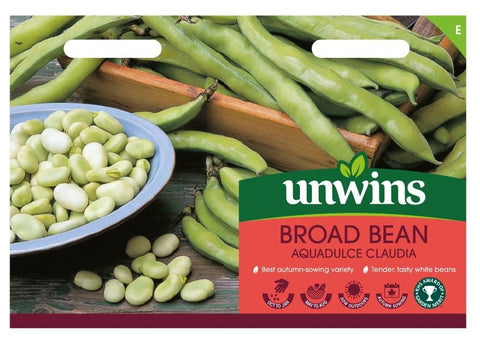 Unwins Vegetable Seeds Unwins Bean Aquadulce Claudia