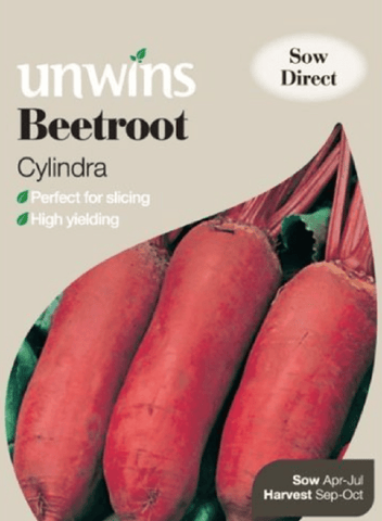 Unwins Beetroot Seeds Unwins Beetroot Long Cylindra Seeds