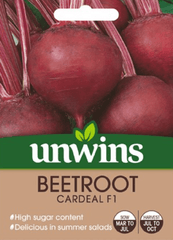 Unwins Beetroot Seeds Unwins Beetroot Round Cardeal F1 Seeds