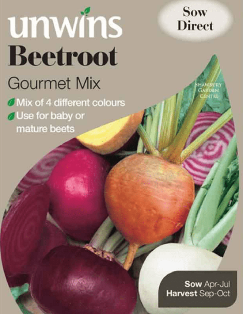 Unwins Beetroot Seeds Unwins Beetroot Round Gourmet Mix Seeds