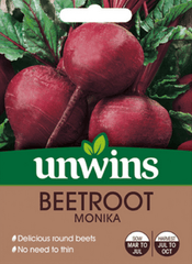 Unwins Beetroot Seeds Unwins Beetroot Round Monika Seeds