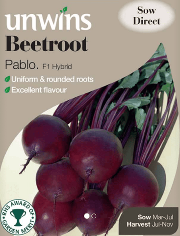 Unwins Beetroot Seeds Unwins Beetroot Round Pablo Seeds