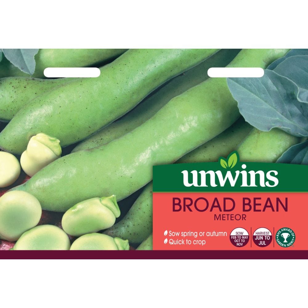 Unwins Vegetable Seeds Unwins Broad Bean Meteor
