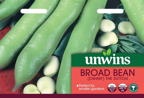 Unwins Vegetable Seeds Unwins Broad Bean The Sutton