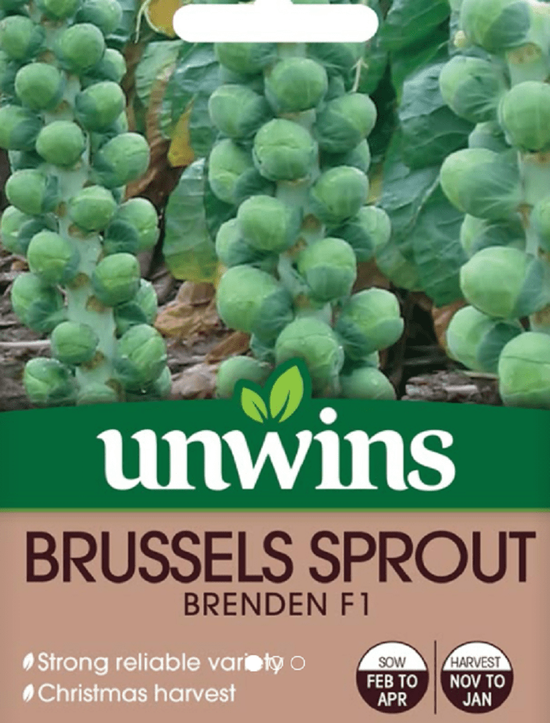 Trowell Garden Centre Unwins Brussel Sprout Brenden F1 Seeds