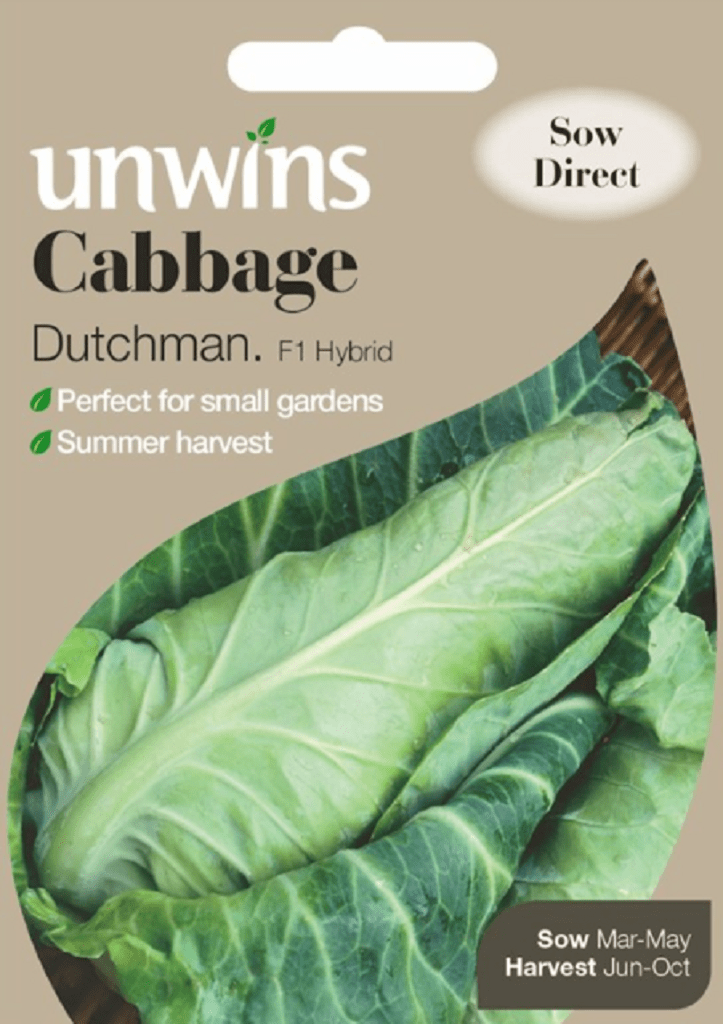 Unwins Cabbage Seeds Unwins Cabbage Pointed Dutchman F1 Seeds