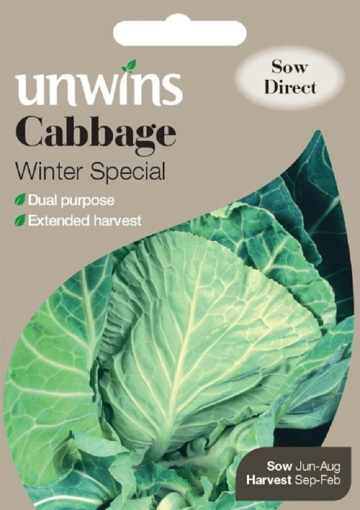 Unwins Cabbage Seeds Unwins Cabbage Spring Green Winter Special Seeds
