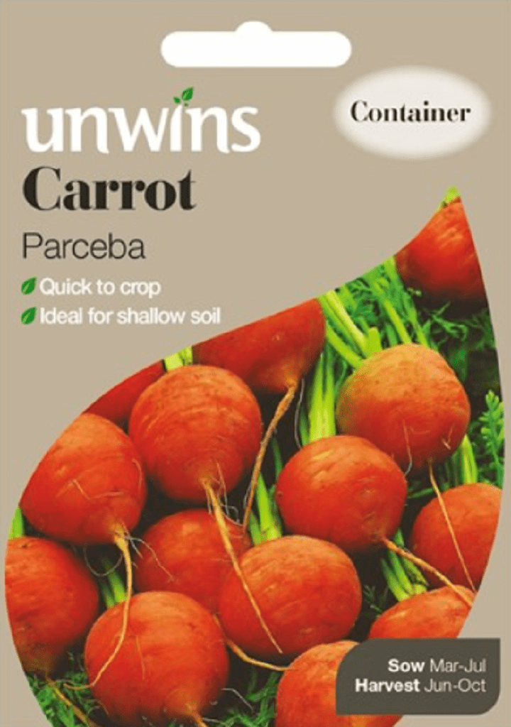 Unwins Gooseberry Seeds Unwins Carrot Patio Parceba Seeds