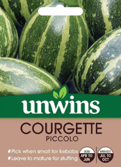 Unwins Courgette Seeds Unwins Courgette Piccolo Seeds