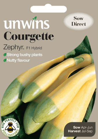 Unwins Courgette Seeds Unwins Courgette Zephyr Seeds