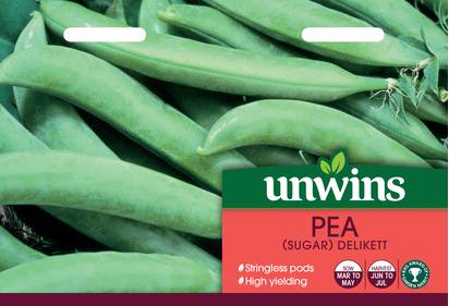 Unwins Vegetable Seeds Unwins Pea Sugar Delikett