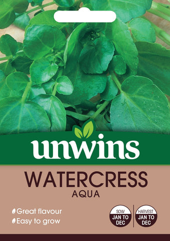 Unwins Vegetable Seeds Unwins Watercress Aqua