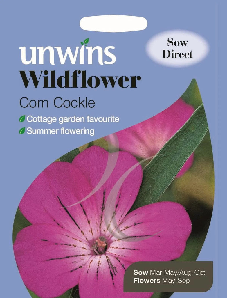 Unwins Wildflower Corn Cockle Trowell Garden Centre