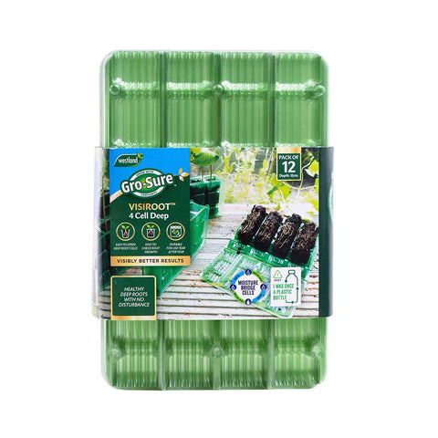 Westland Horticulture Deep Root Cells Visiroot 4 cell deep 12 pack (48 cells)