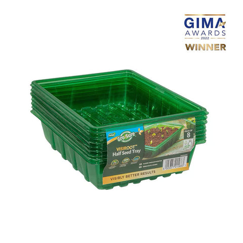 Westland Horticulture Seed Trays Visiroot Half seed tray pack of 8