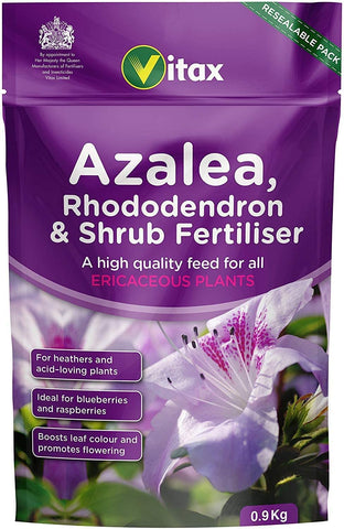Vitax Garden Care Garden Plant Feeds Vitax Azalea, Rhododendron & Shrub Fertiliser 0.9kg Pouch