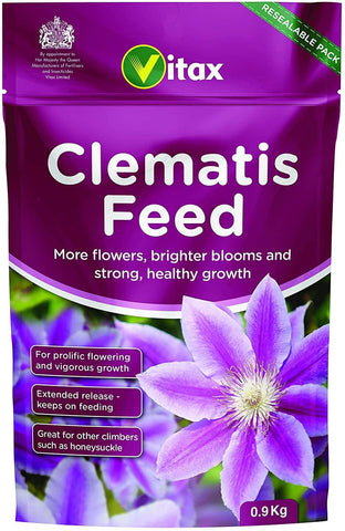 Trowell Garden Centre Vitax Clematis Feed 0.9kg Re-Sealable Pouch 0.9kg