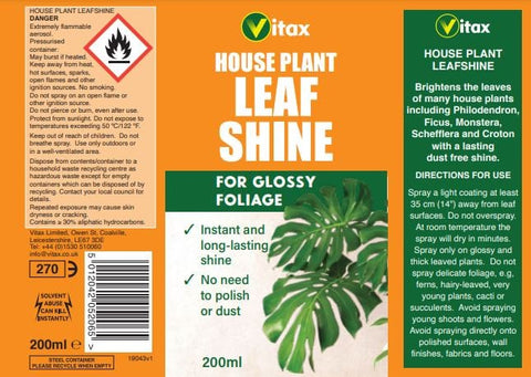 Vitax Garden Care Houseplant Feeds Vitax Leaf Shine