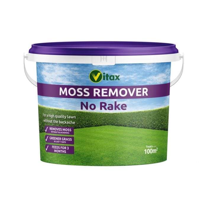 Vitax Garden Care Lawn Care Products Vitax No Rake Moss Remover 100sqm Tub