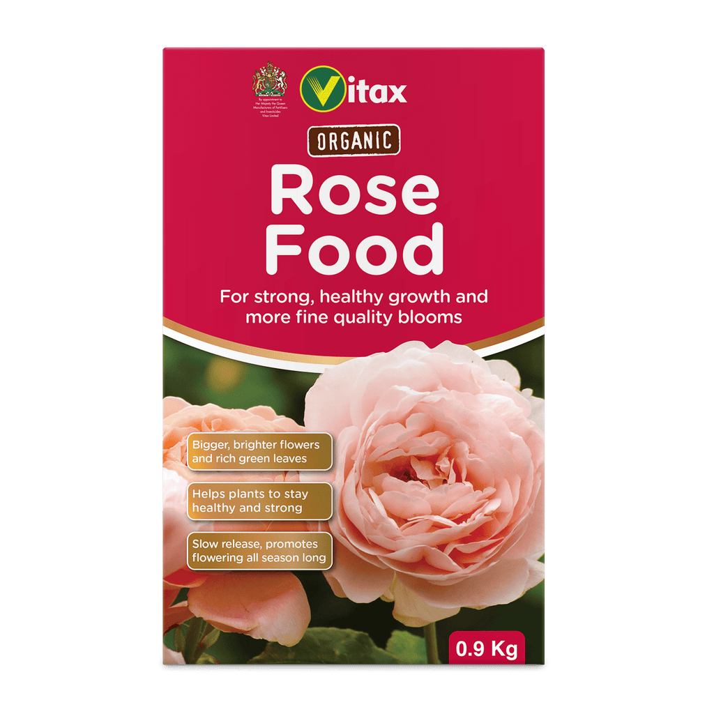 Vitax Organic Rose Food 0.9kg Box Trowell Garden Centre