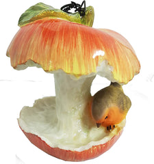 Vivid Arts Indoor & Outdoor Ornaments Vivid Arts Apple Core with Robin Bird Feeder