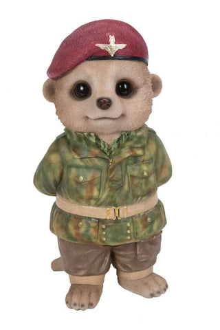 Vivid Arts Indoor & Outdoor Ornaments Vivid Arts Baby Meerkat Paratrooper