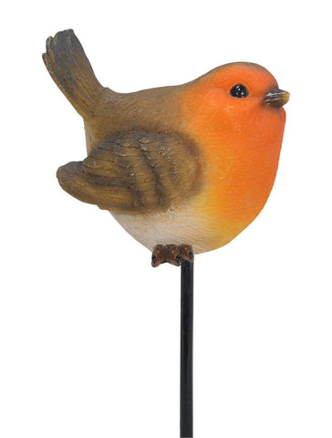 Vivid Arts Indoor & Outdoor Ornaments Vivid Arts Plant Pals Robin on stick