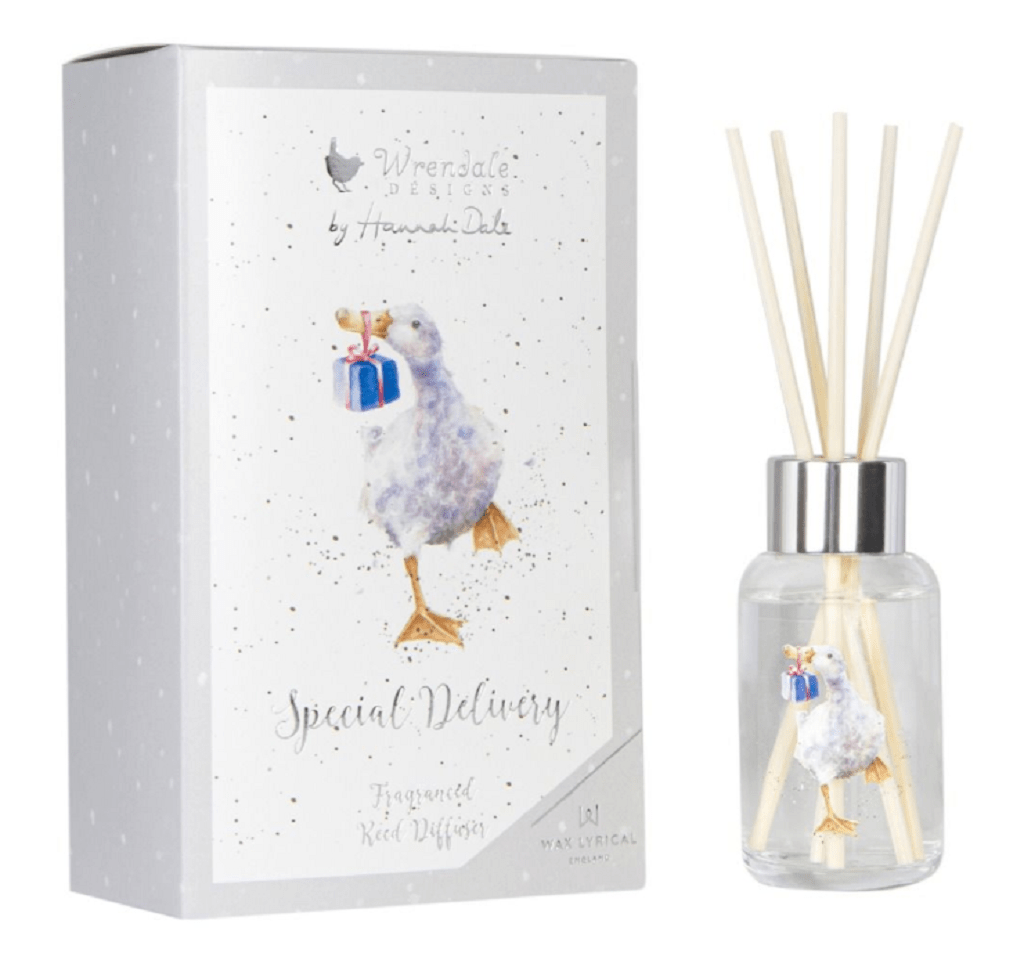 Wax Lyrical Christmas Home Fragrance Gifts Wax Lyrical Christmas Wrendale Reed Diffuser Special Delivery Gift