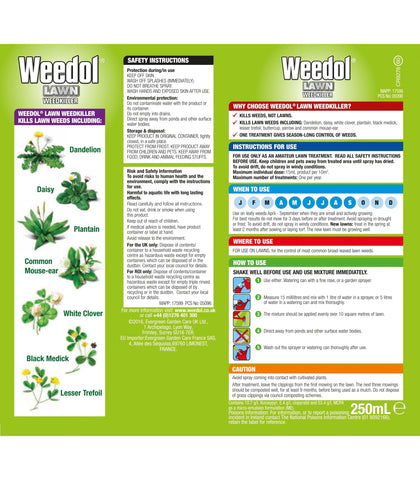 Weedol Lawn Weed Control Weedol Lawn Weedkiller Concentrate 250ml
