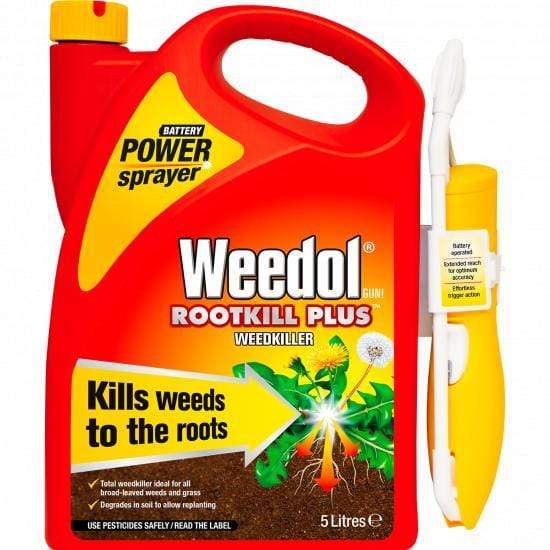 Evergreen Garden Care Weed Control Weedol Rootkill Plus Weed Killer Battery Power Sprayer 5L