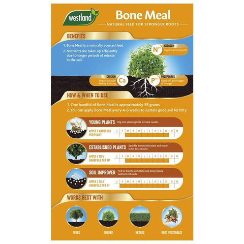 Westland Horticulture Garden Plant Feeds Westland Bone Meal 4kg