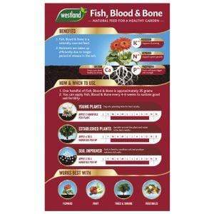 Westland Horticulture Garden Plant Feeds Westland Fish Blood and Bone 10kg