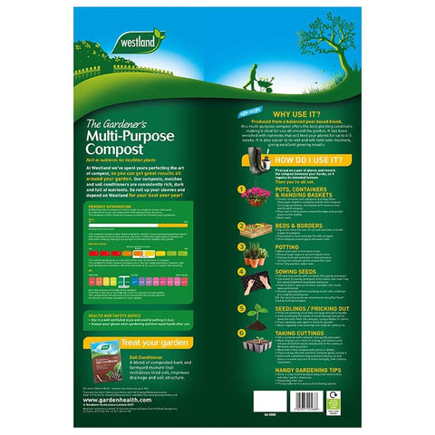 Westland Horticulture Compost 1 x Bag Westland Gardener`s Multi-Purpose Compost 50L