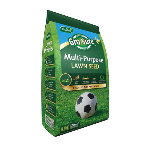 Westland Horticulture Lawn Seed 120m2 Bag Westland Gro-Sure Multi Purpose Lawn Seed