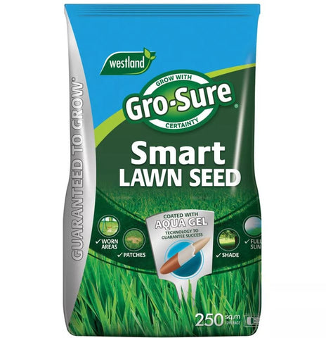 Westland Horticulture Lawn & Garden Westland Gro-sure Smart Lawn seed Bag 250m2