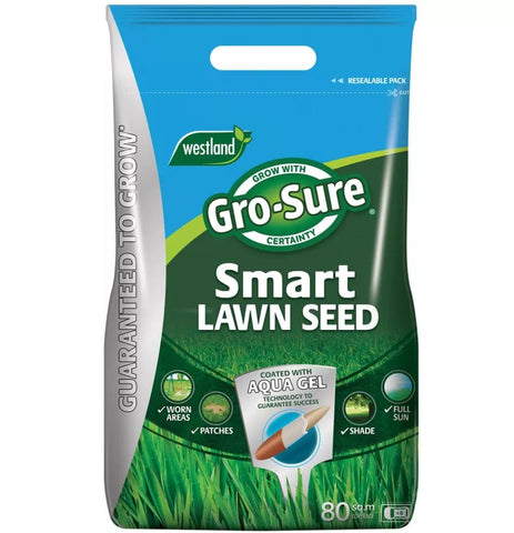 Westland Horticulture Lawn & Garden Westland Gro-sure Smart Lawn seed Bag 80m2