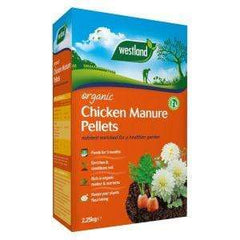 Westland Horticulture Garden Plant Feeds Westland Organic Chicken Manure Pellets 2.25kg + 25% Free