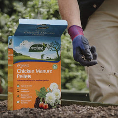 Westland Horticulture Garden Plant Feeds Westland Organic Chicken Manure Pellets 2.25kg + 25% Free