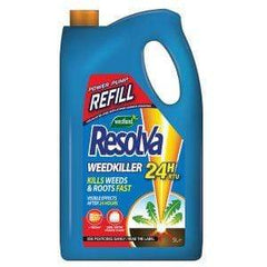 Westland Horticulture Weed Control Westland Resolva Weedkiller 24H Ready to Use Power Pump Refill 5 Litres