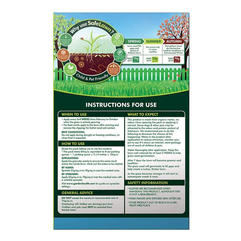 Westland Horticulture Lawn Care Products Westland Safe Lawn Feed 80m2